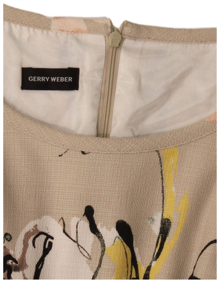 Gerry Weber Γυναικείο φόρεμα με θήκη UK 12 Medium Beige Floral