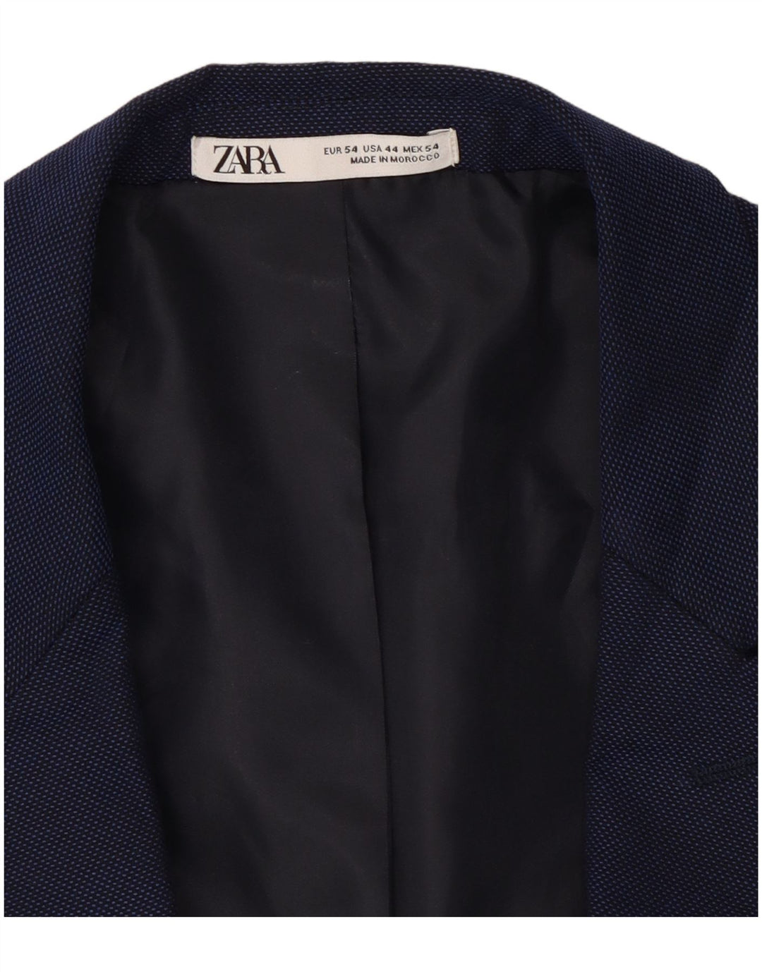 Zara Ανδρικό σακάκι μπλέιζερ με 1 κουμπί EU 54 XL Navy Blue