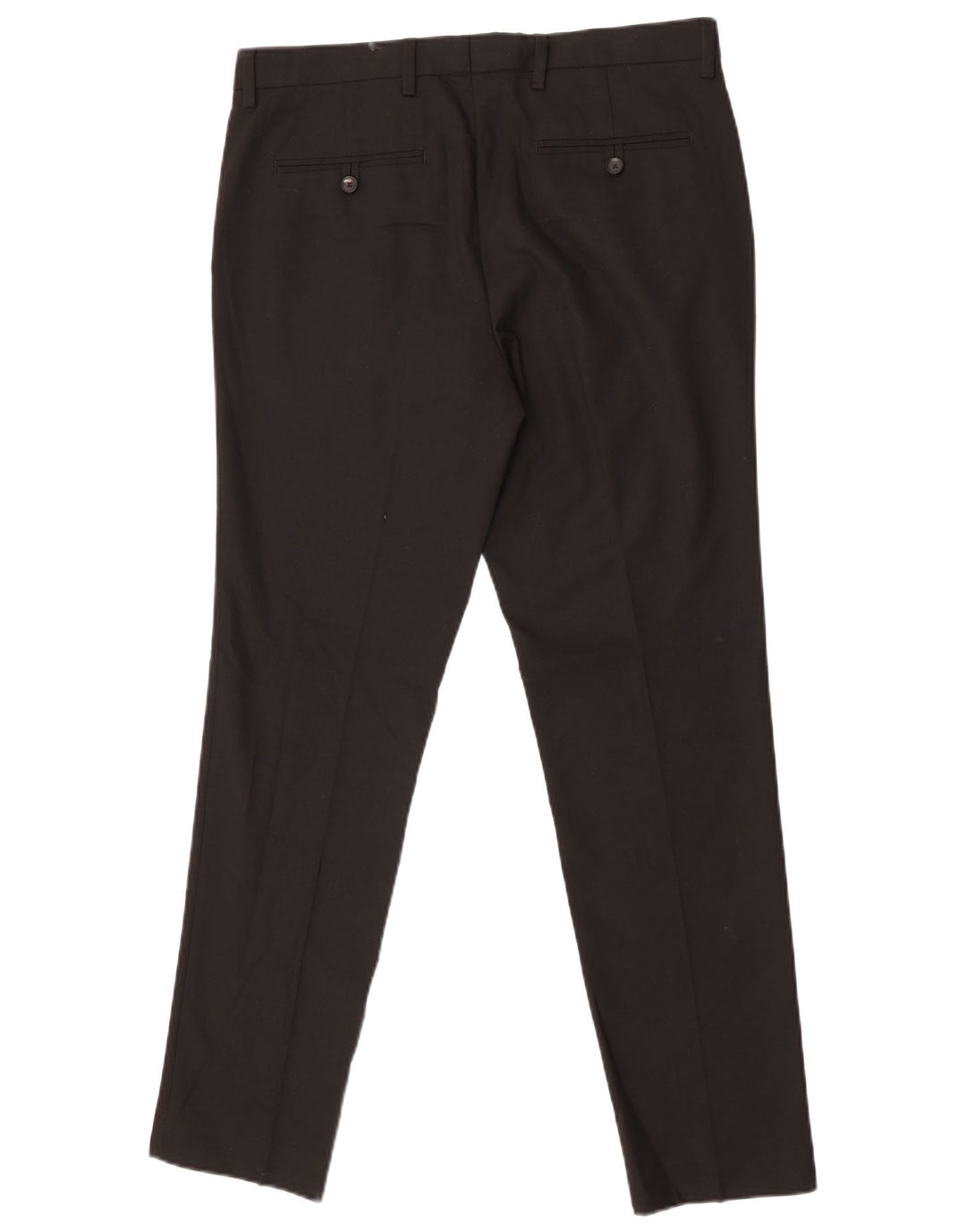 Ανδρικό Skinny Suit Παντελόνι Marks & Spencer W34 L31 Μαύρο πολυεστέρα