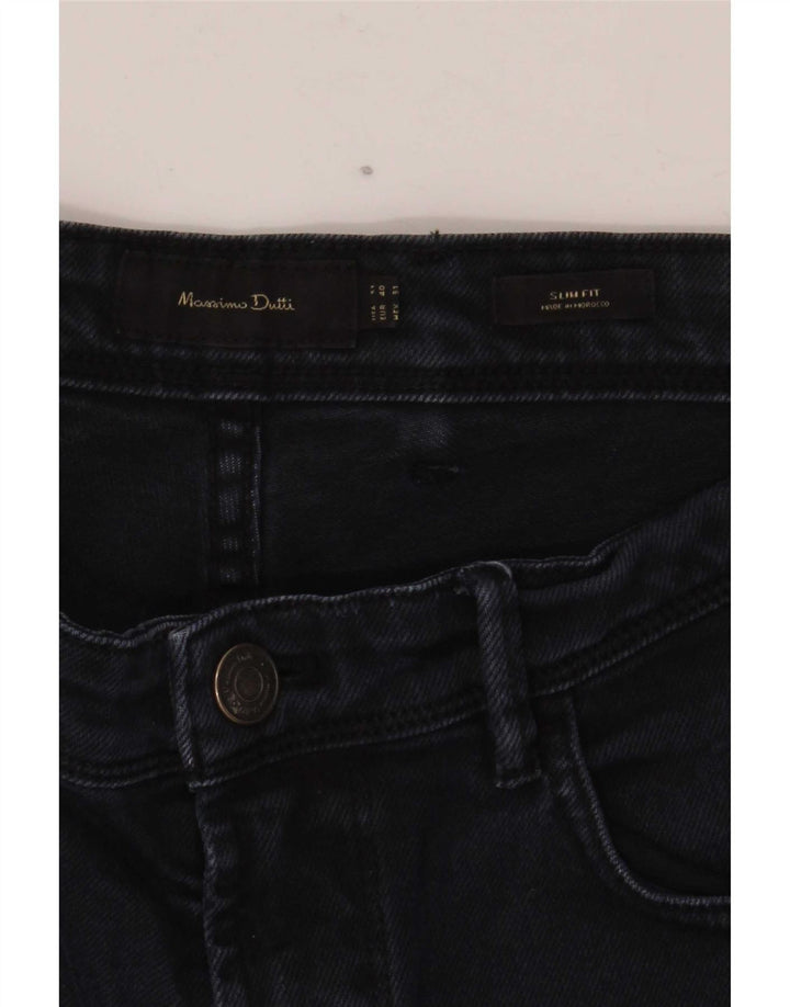 Massimo Dutti Ανδρικό Slim Jeans EU 40 Medium W31 L30 Navy Blue