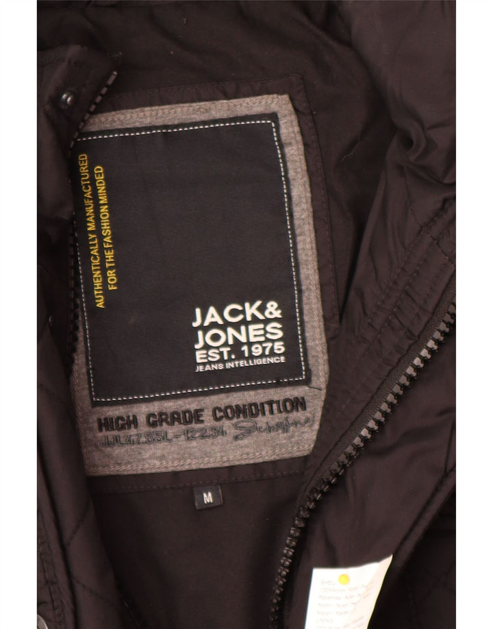 Jack & Jones Ανδρικό καπιτονέ μπουφάν UK 38 Medium Black Nylon
