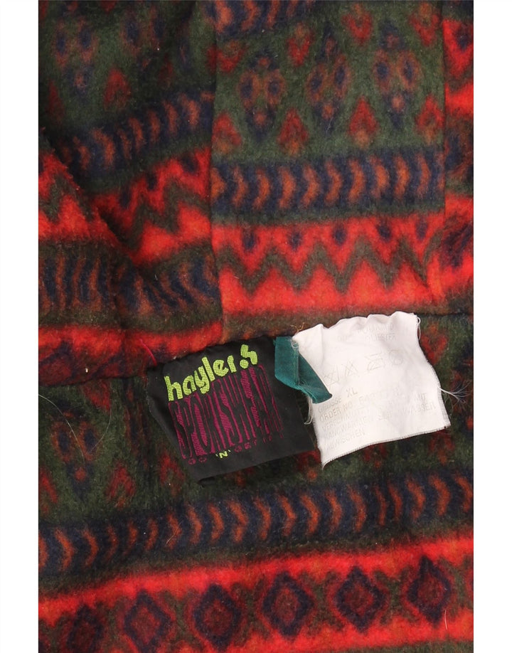 Ανδρικό παλτό αντιανεμικό με κουκούλα VINTAGE UK 42 XL Πράσινο Πολυαμίδιο