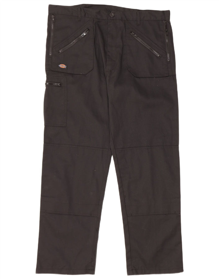 DICKIES Ανδρικό ίσιο παντελόνι Cargo W38 L30 Μαύρο πολυεστέρα