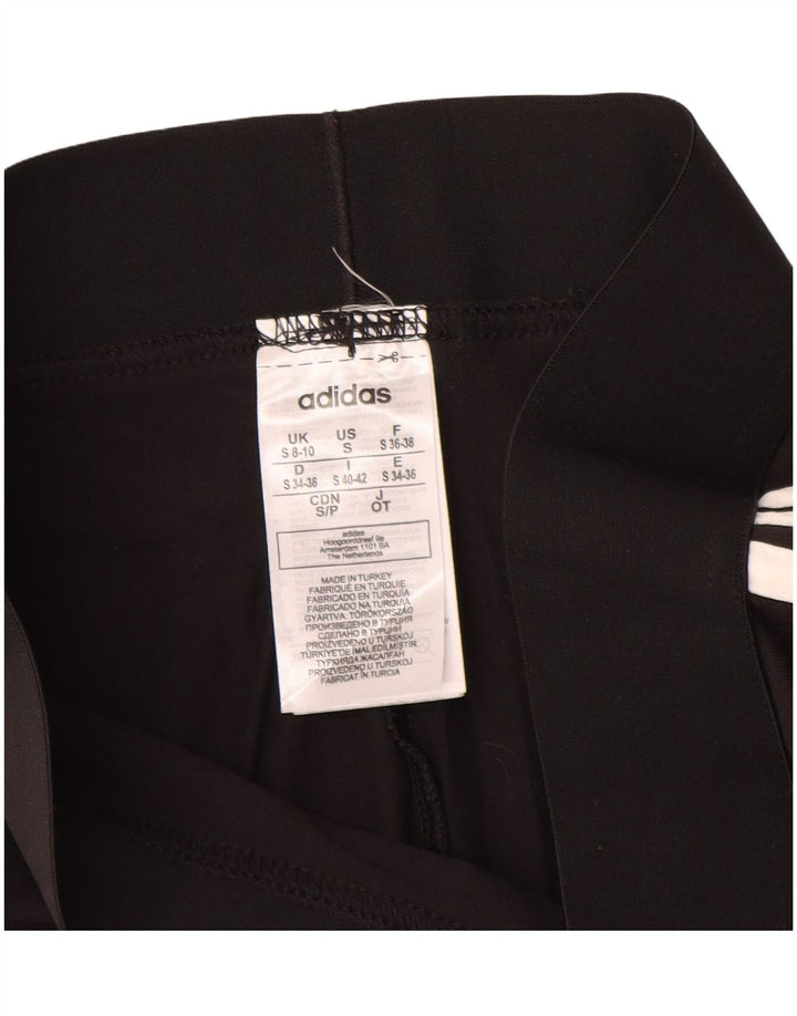 Γυναικείο κολάν ADIDAS UK 8/10 Μικρό μαύρο βαμβακερό