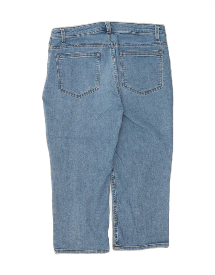 LEE Womens Mid Rise Capri Jeans W32 L20 Blue Cotton Vintage Lee and Second-Hand Lee from Messina Hembry 