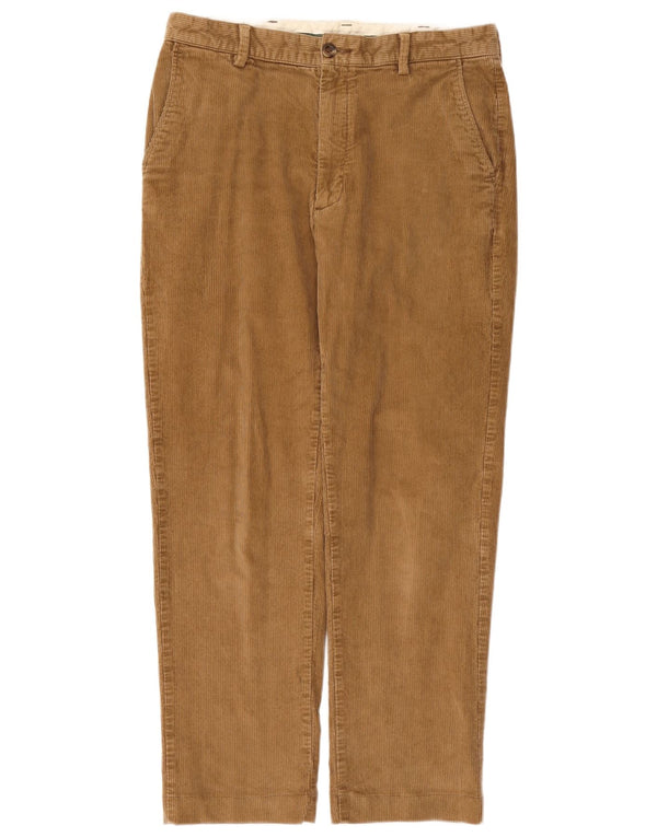 L.L.Bean Ανδρικό ίσιο κλασικό κοτλέ παντελόνι W32 L29 Μπεζ βαμβακερό