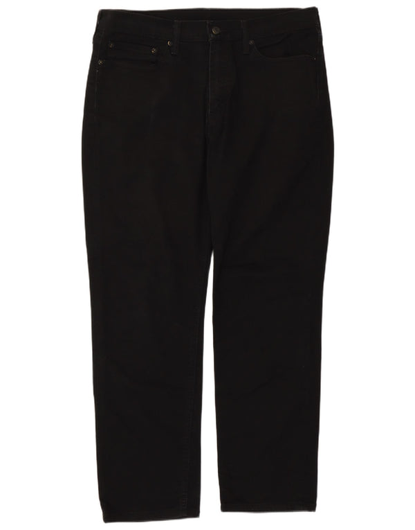 Levi's Mens 541 Tapered Jeans W34 L30 Μαύρο βαμβακερό
