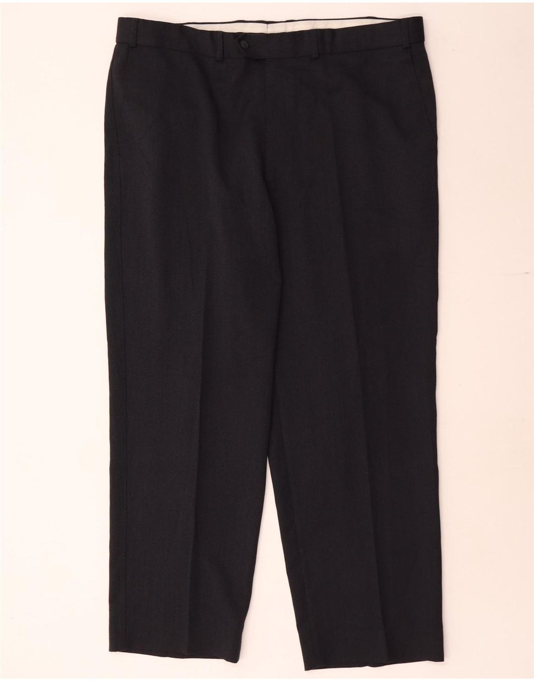 Ανδρικό ίσιο παντελόνι Marks & Spencer W40 L29 Navy Blue Polyester