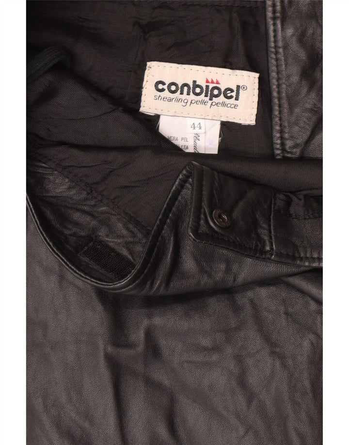 Γυναικεία Δερμάτινη Φούστα Conbipel IT 44 Medium W32 Μαύρο Δερμάτινο