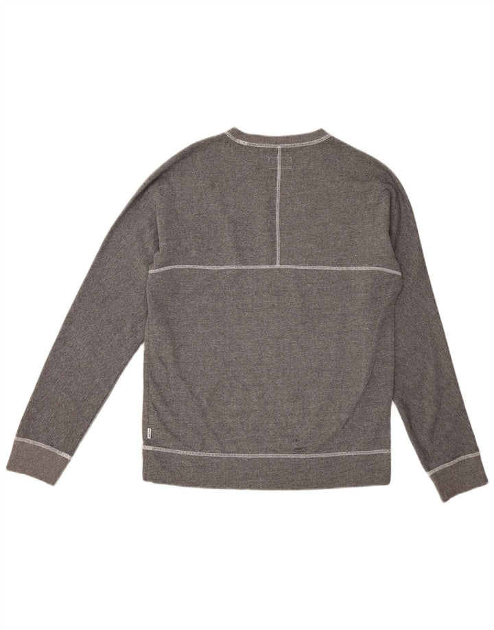 Ανδρικό γραφικό φούτερ Converse Jumper Μεσαίο γκρι βαμβακερό