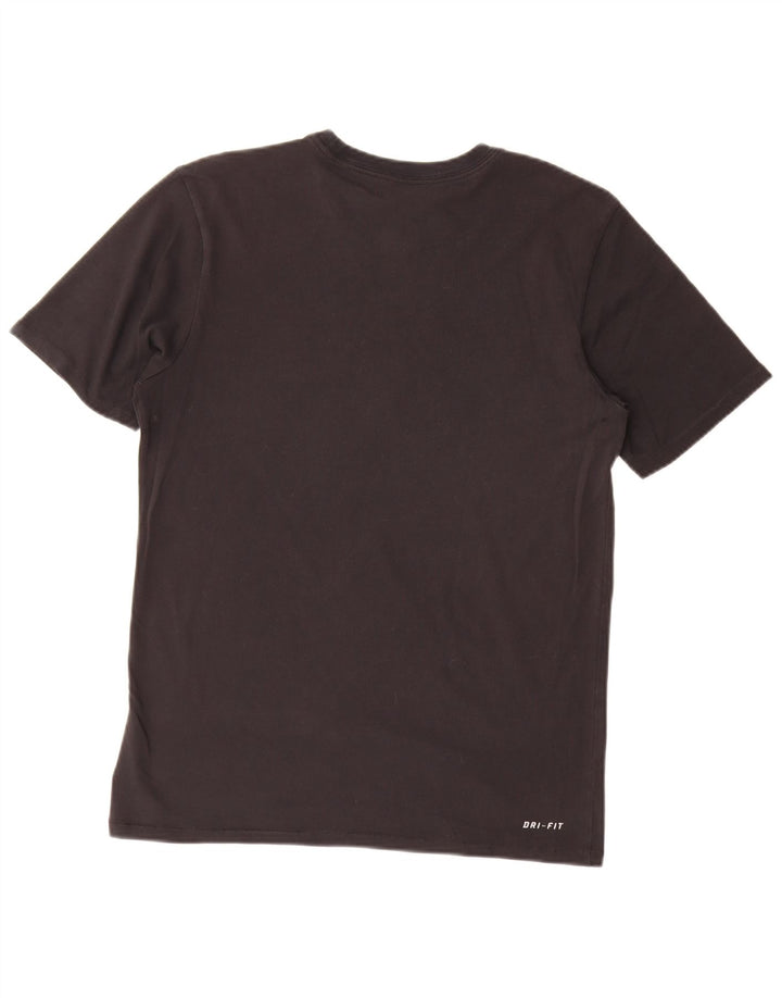 Ανδρικό T-Shirt με γραφικό αθλητικό κόψιμο Nike, μεσαίο μαύρο