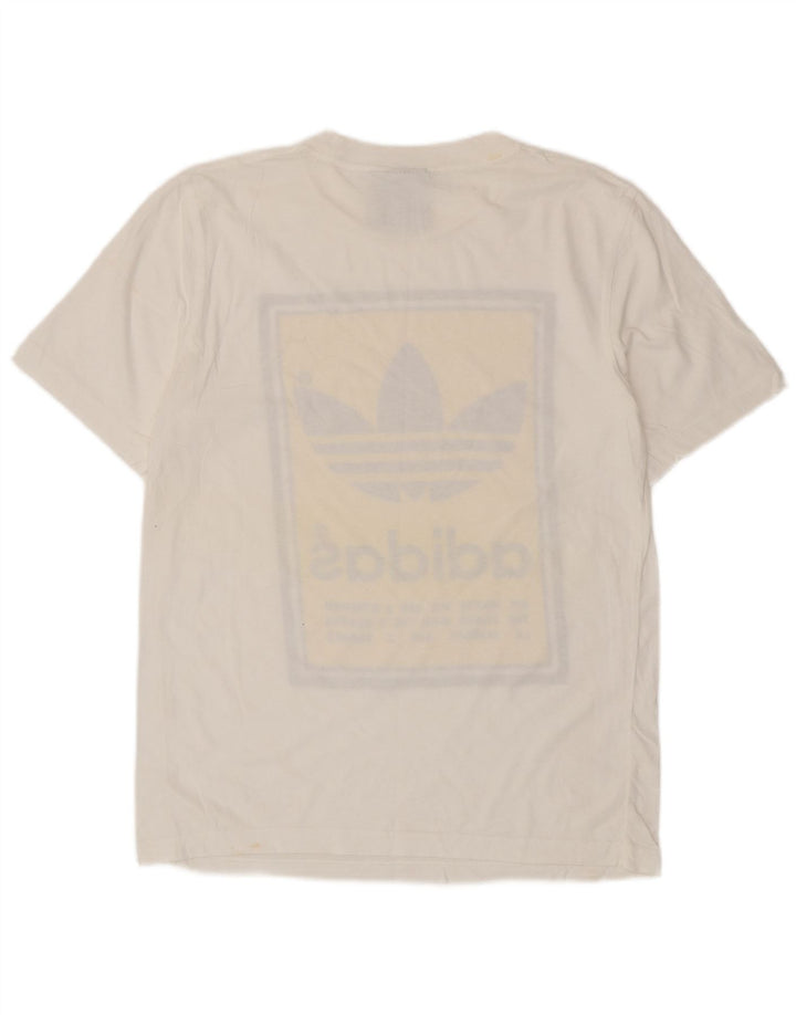 Ανδρικό γραφικό T-shirt Adidas Top Small White