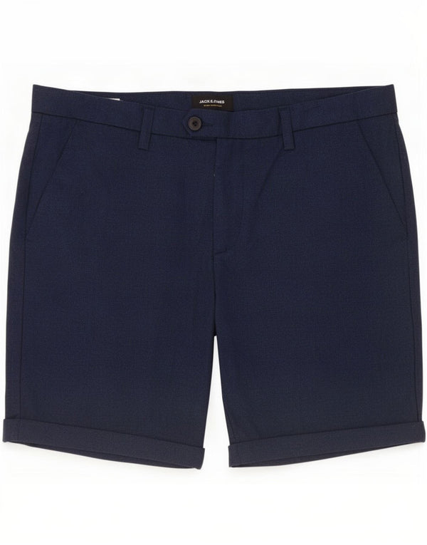 Jack & Jones Ανδρικό σορτς Chino μεγάλο W34 Navy Blue Polyester