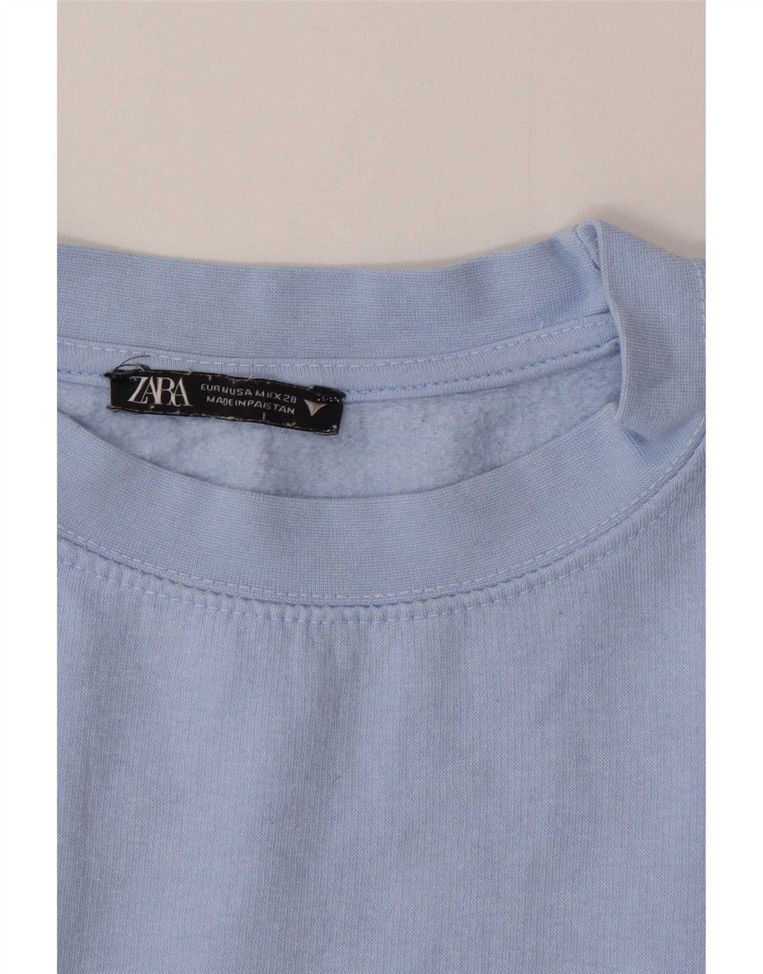 Zara Γυναικεία Φούτερ Jumper UK 14 Medium Blue
