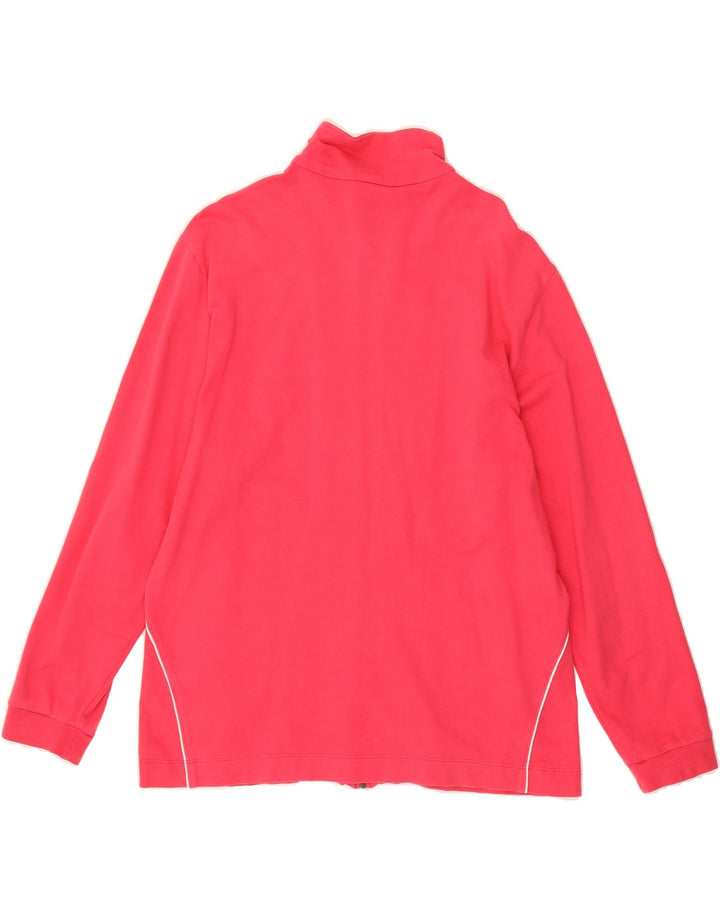 LOTTO Womens Tracksuit Top Jacket UK 14 Large Pink Colourblock Vintage Lotto and Second-Hand Lotto from Messina Hembry 