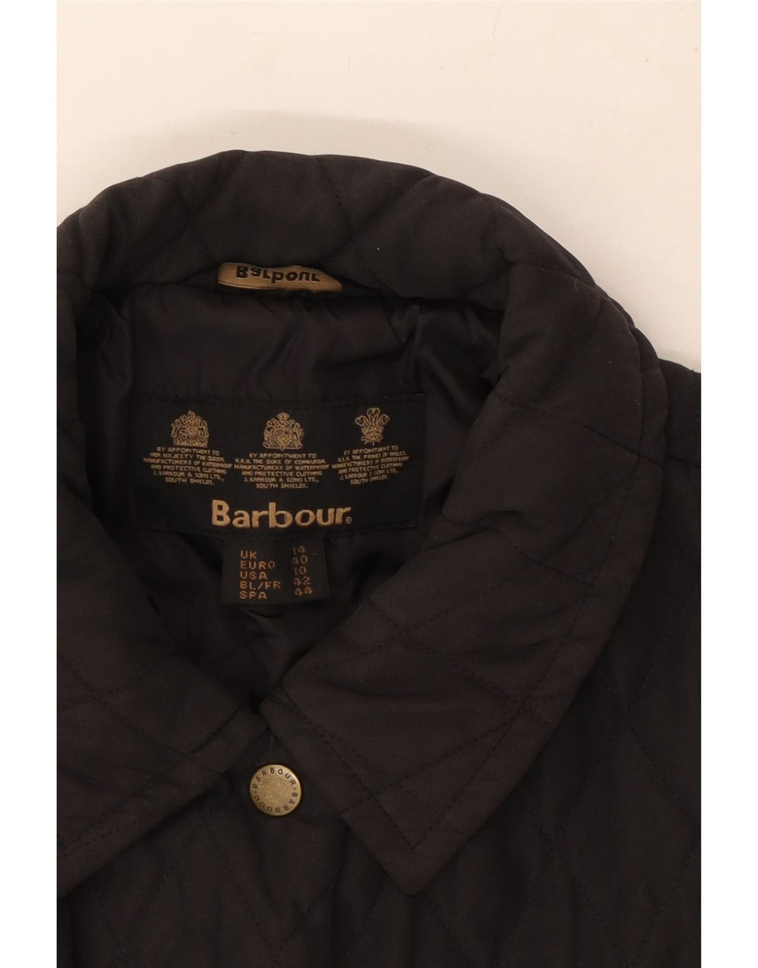 Γυναικείο καπιτονέ μπουφάν BARBOUR UK 14 Large Black