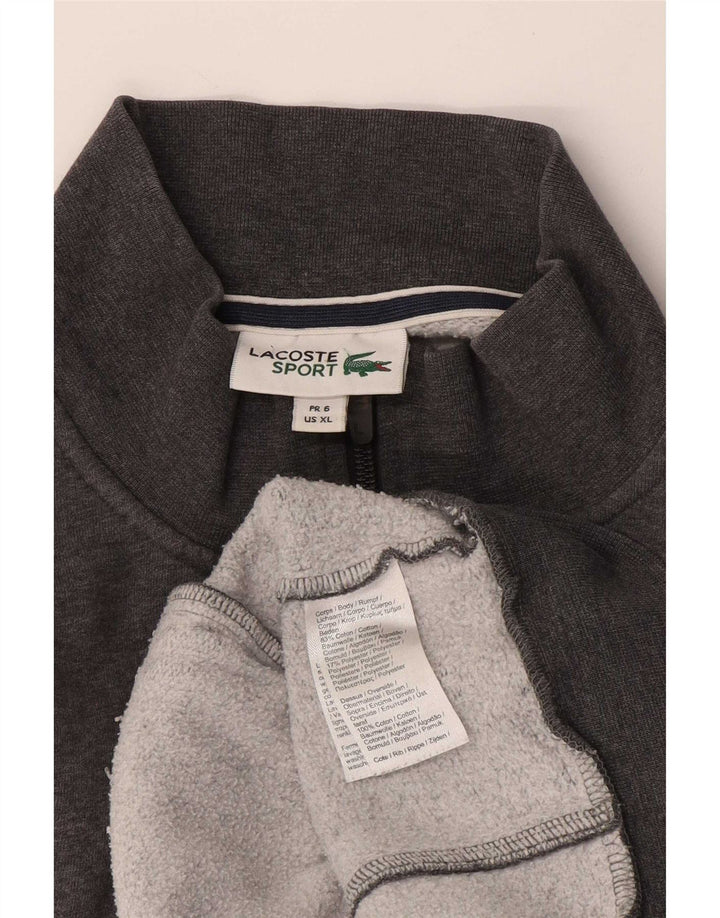 Ανδρική φόρμα Lacoste Top Jacket Size 6 XL Γκρι βαμβακερό