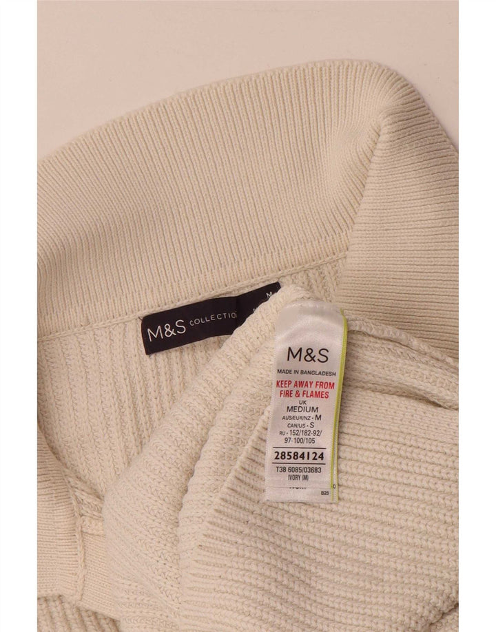 Marks & Spencer Γυναικεία Υπερμεγέθη UK 14 Βαμβακερό μεσαίο υπόλευκο