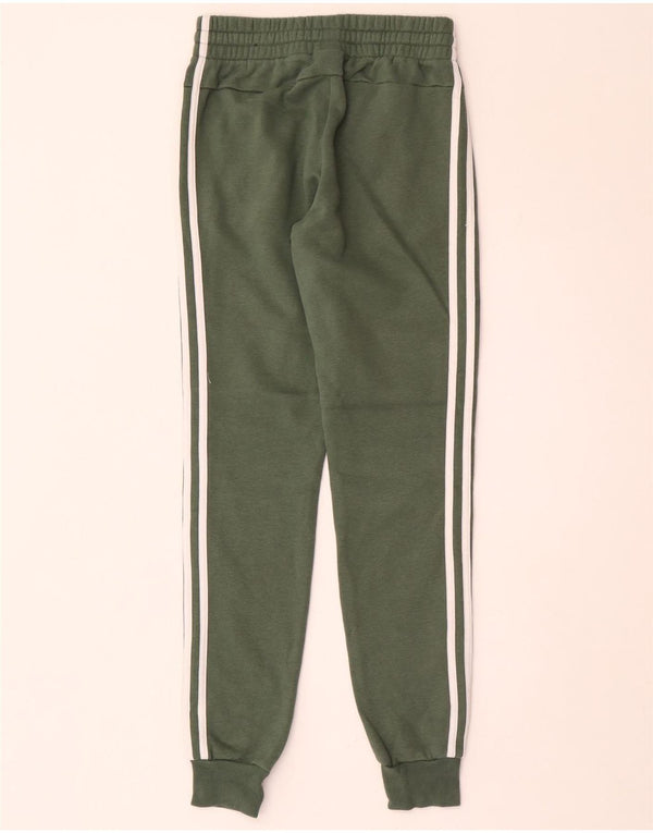 Adidas Γυναικεία αθλητική φόρμα Παντελόνι Joggers UK 4/6 XS Πράσινο Βαμβακερό