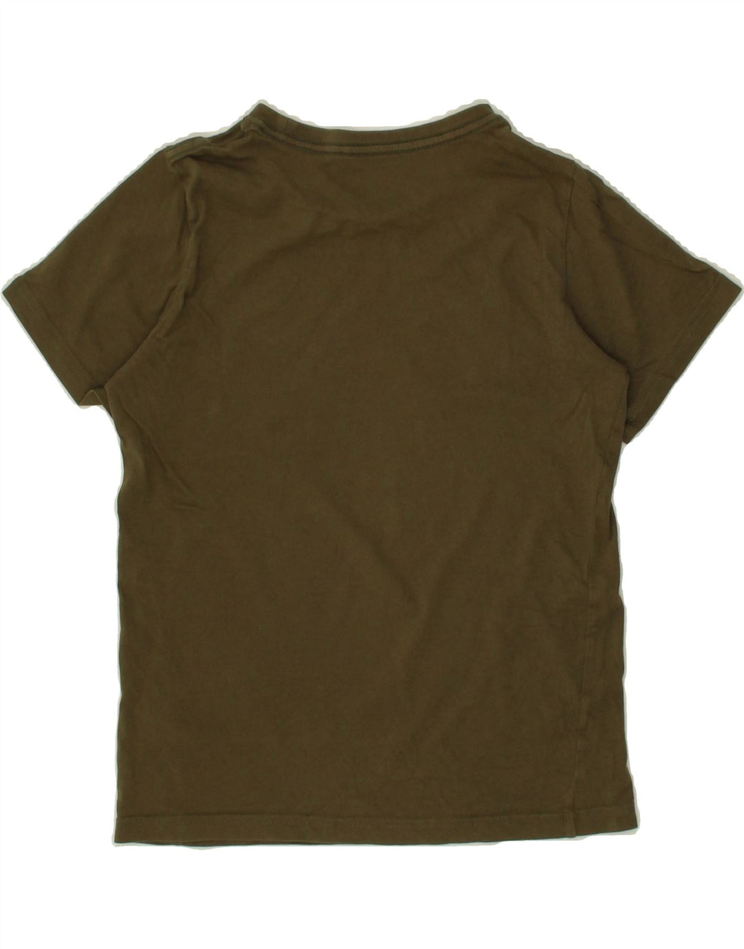 PUMA Boys Graphic Top Long Sleeve 9-10 Years Khaki Vintage Puma and Second-Hand Puma from Messina Hembry 