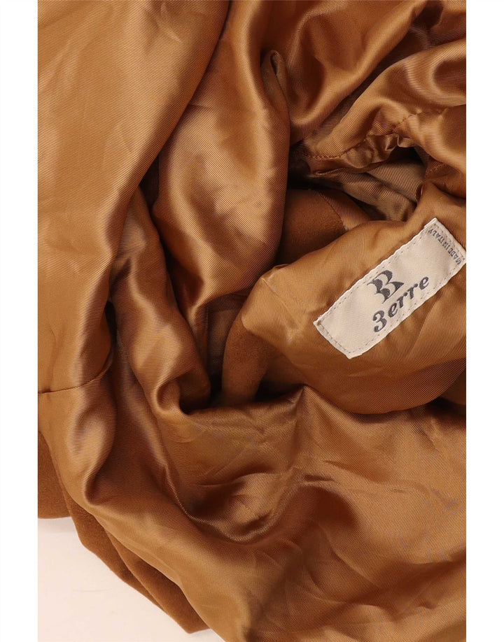 Vintage Γυναικείο Suede Jacket UK 16 Large Beige