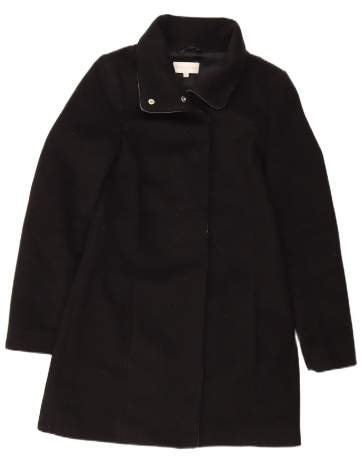 Patrizia Pepe Γυναικείο Πανωφόρι IT 40 Small Black Wool