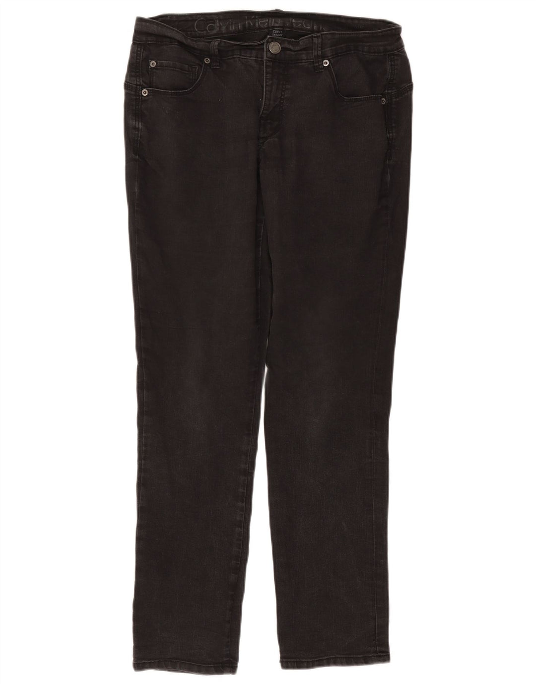 CALVIN KLEIN Γυναικείο καμπυλωτό Skinny Jeans W34 L30 Γκρι