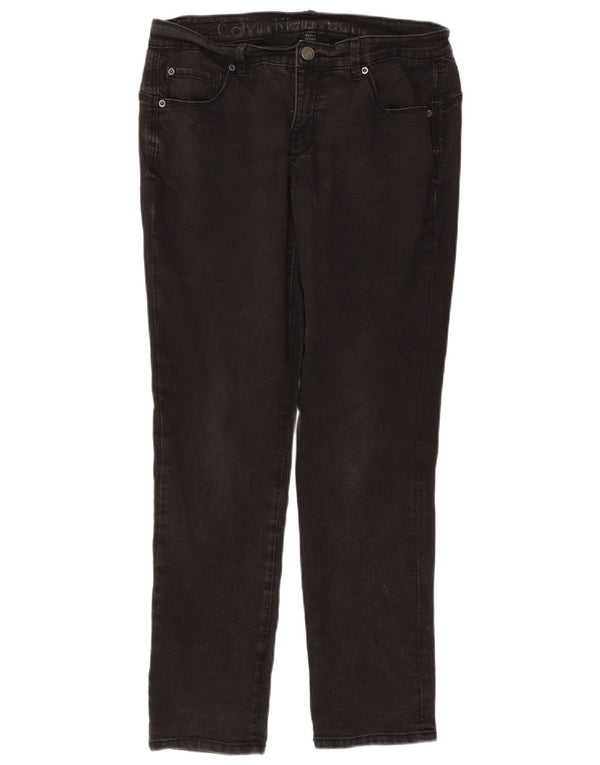 CALVIN KLEIN Γυναικείο καμπυλωτό Skinny Jeans W34 L30 Γκρι