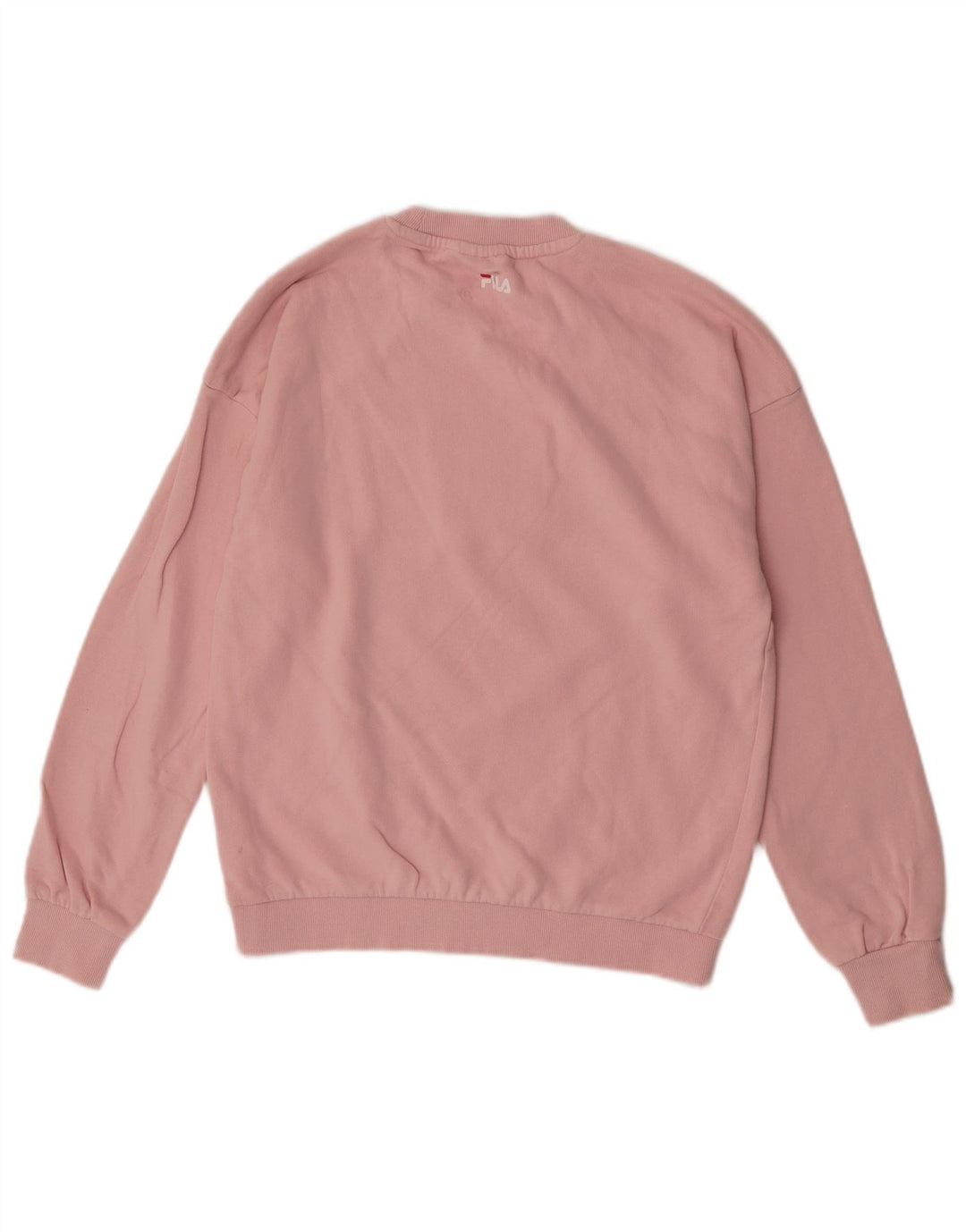 Fila Γυναικείο Φούτερ γραφικό Jumper UK 14 Μεσαίο Ροζ Βαμβακερό