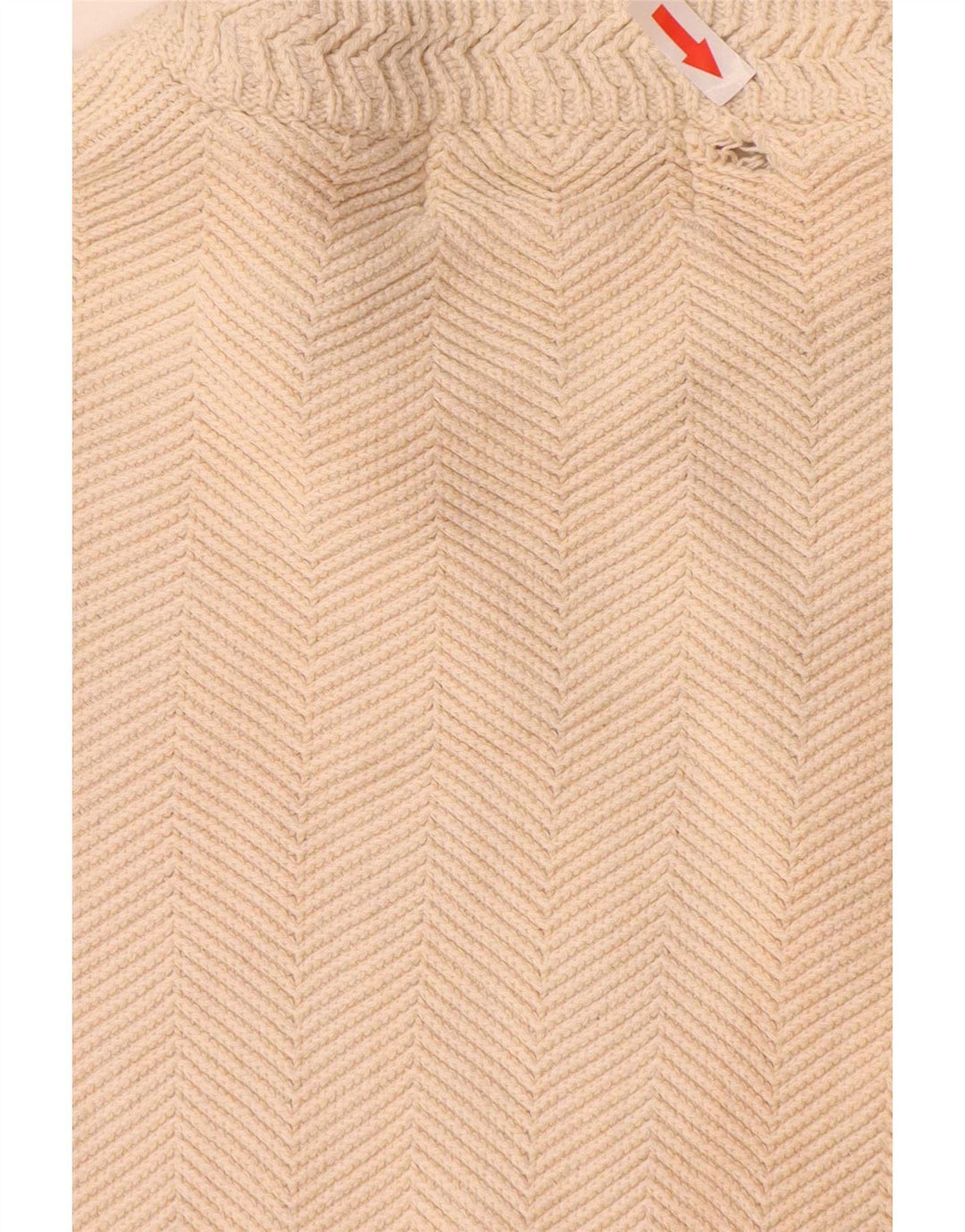 Ανδρικό πουλόβερ Chaps Crew Neck Jumper XL Μπεζ από βαμβακερό ψαροκόκκαλο