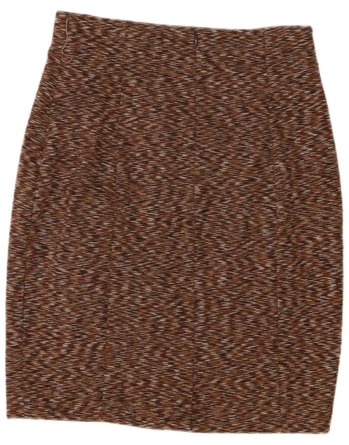 CALVIN KLEIN Γυναικεία Pencil Φούστα Μεγάλη W32 Καφέ Πολυεστέρας