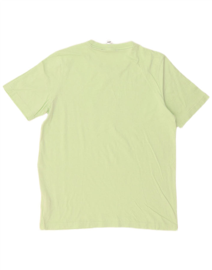 Ανδρικό γραφικό T-Shirt Adidas Top Μεσαίο πράσινο βαμβακερό