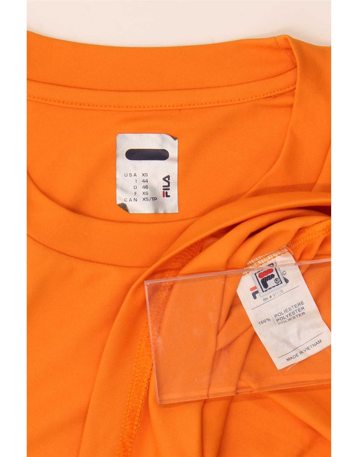 Ανδρικό T-Shirt Fila Top IT 44 XS Πορτοκαλί Πολυεστέρας