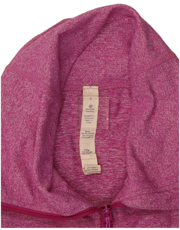 Γυναικεία αθλητική φόρμα Lululemon Top Jacket US 6 Medium Pink Flecked Polyester