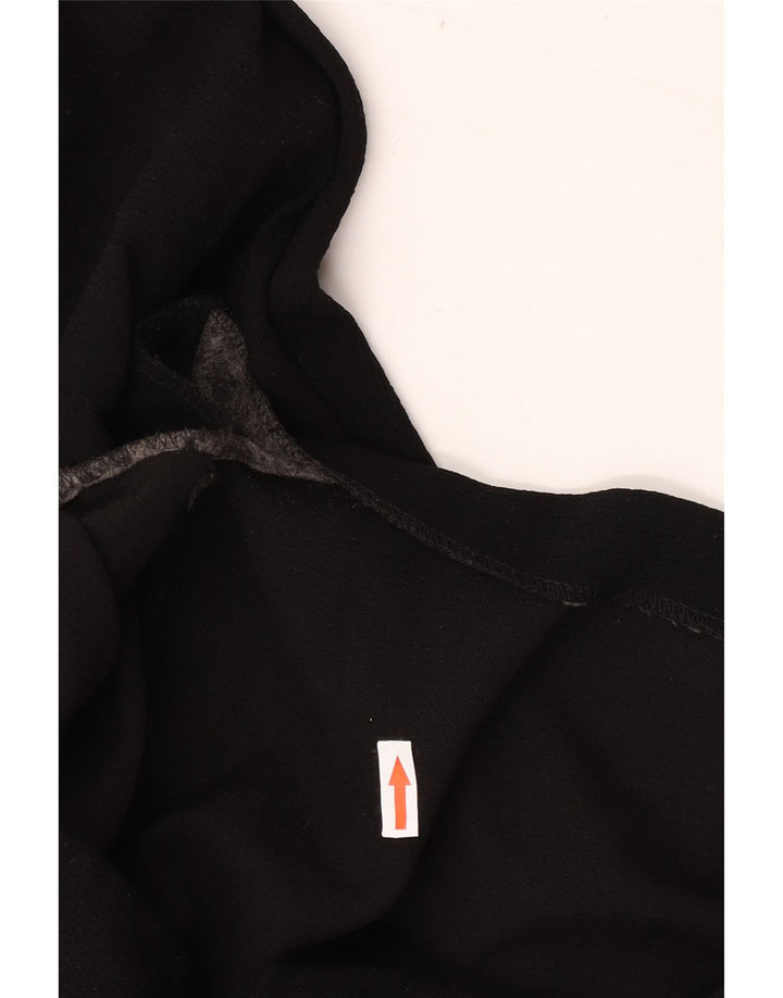 Topshop Γυναικείο Oversized Πανωφόρι UK 12 Medium Black Polyester