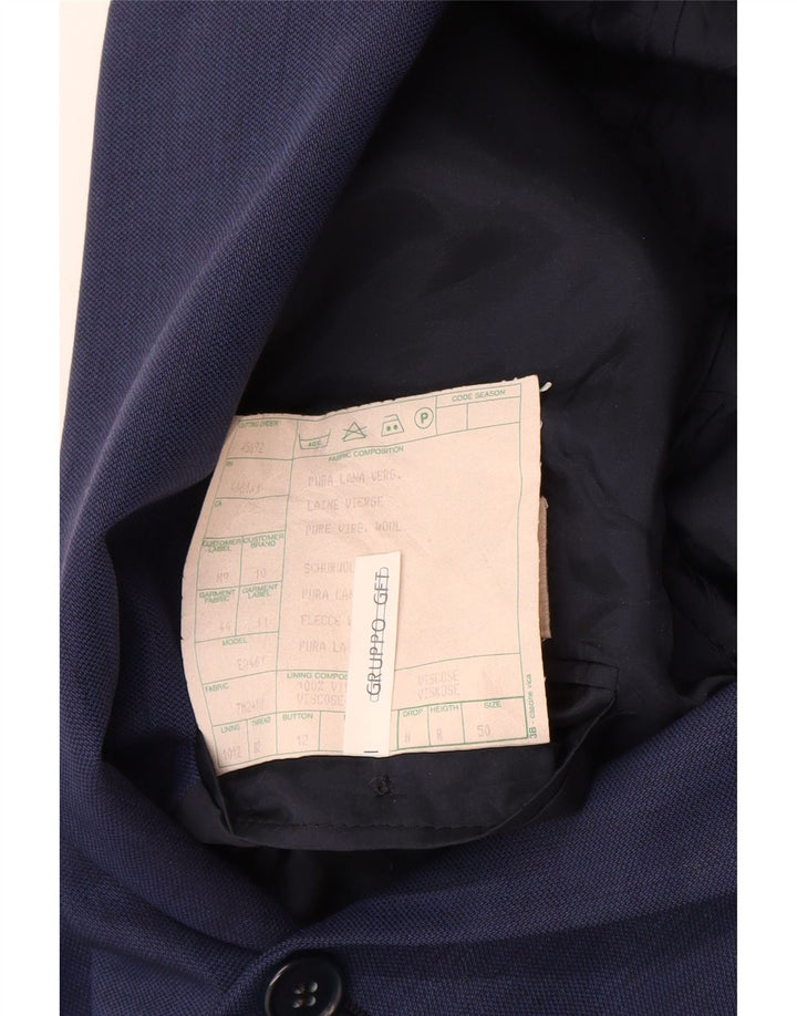 EMANUEL UNGARO Ανδρικό μπλέιζερ με 3 κουμπιά μπουφάν IT 50 Large Navy Blue