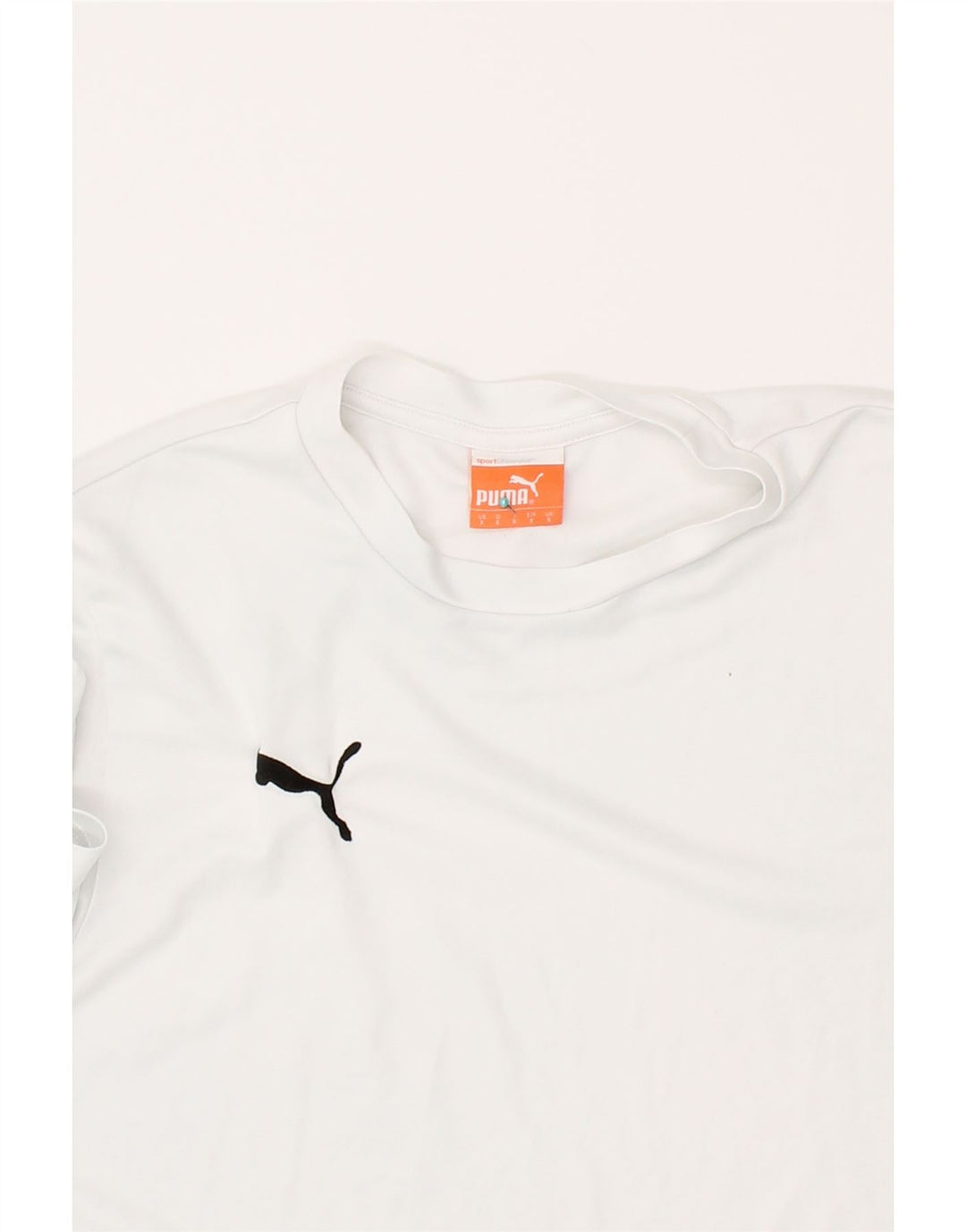PUMA Mens T-Shirt Top Small White Polyester Vintage Puma and Second-Hand Puma from Messina Hembry 