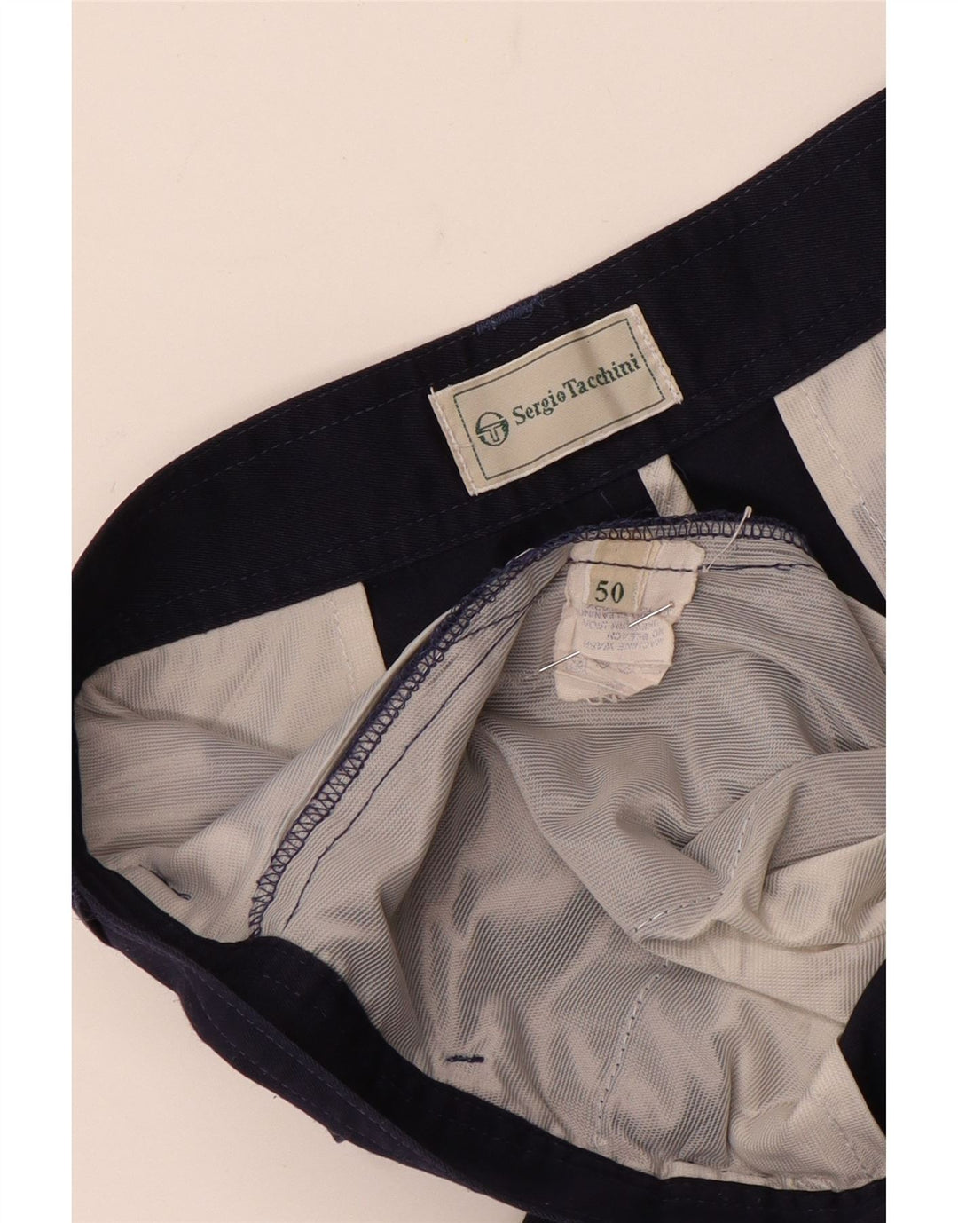 Sergio Tacchini Ανδρικό σορτς Chino IT 50 Large W32 Navy Blue