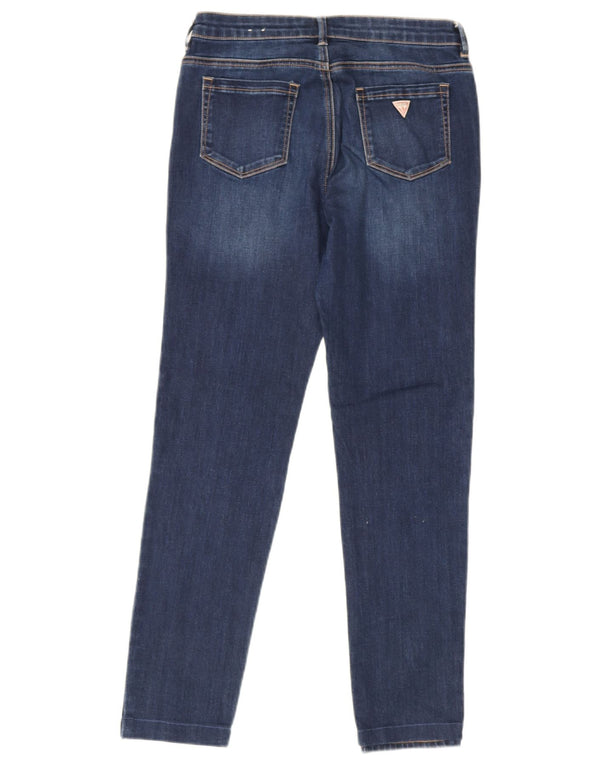 Guess Boys Skinny Jeans 15-16 ετών W32 L27 Navy Blue Cotton