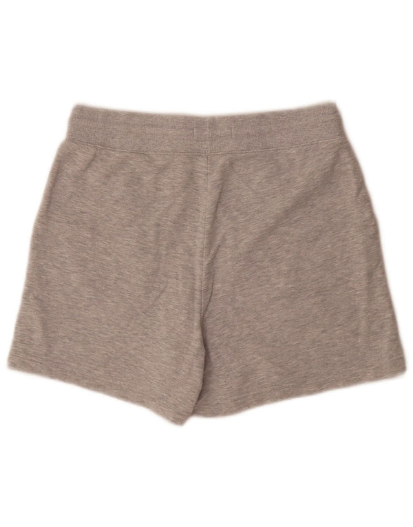 Marks & Spencer Womens Sport Shorts UK 14 Large Grey Flecked Cotton