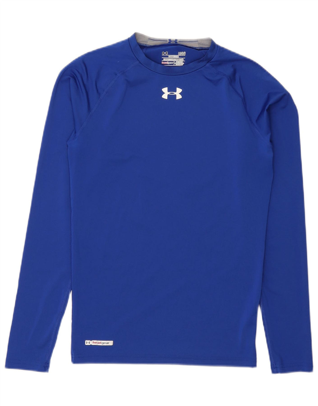 Under Armour Mens Heat Gear Graphic Top Μακρύ μανίκι μεγάλο μπλε πολυεστέρας