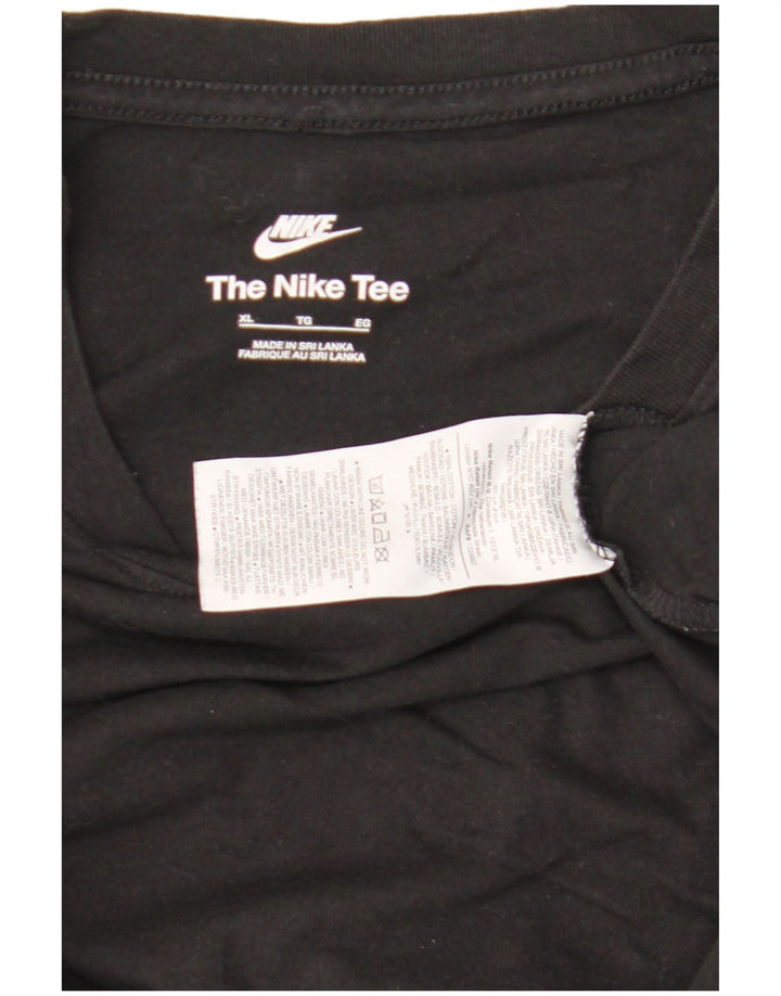 Ανδρικό T-Shirt Nike XL Μαύρο βαμβακερό