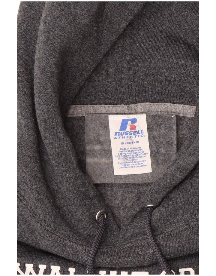 RUSSELL ATHLETIC Ανδρικά Wildcats Graphic Hoodie Jumper Μικρό γκρι βαμβακερό