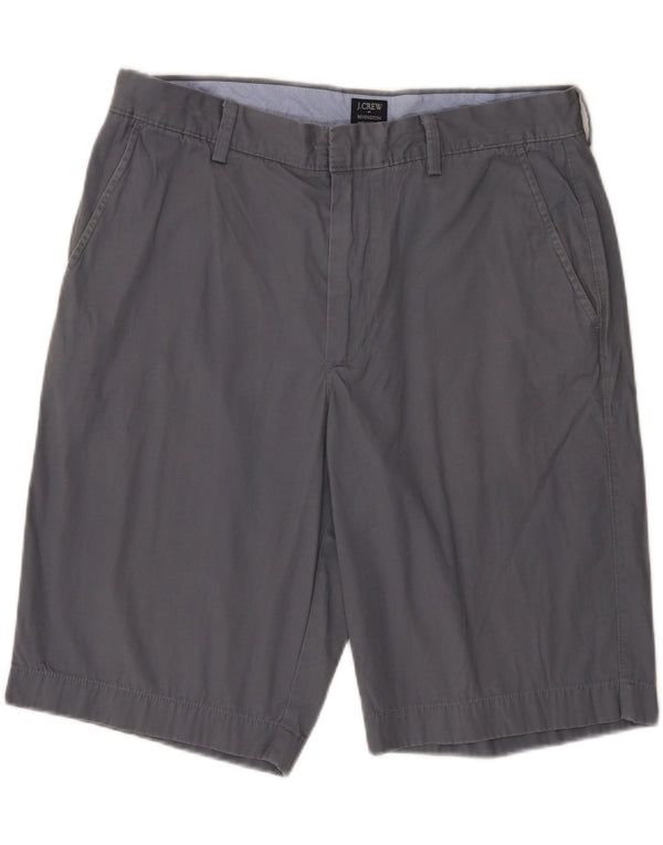 J. CREW Mens Rivington Chino Shorts W36 Large Grey Cotton