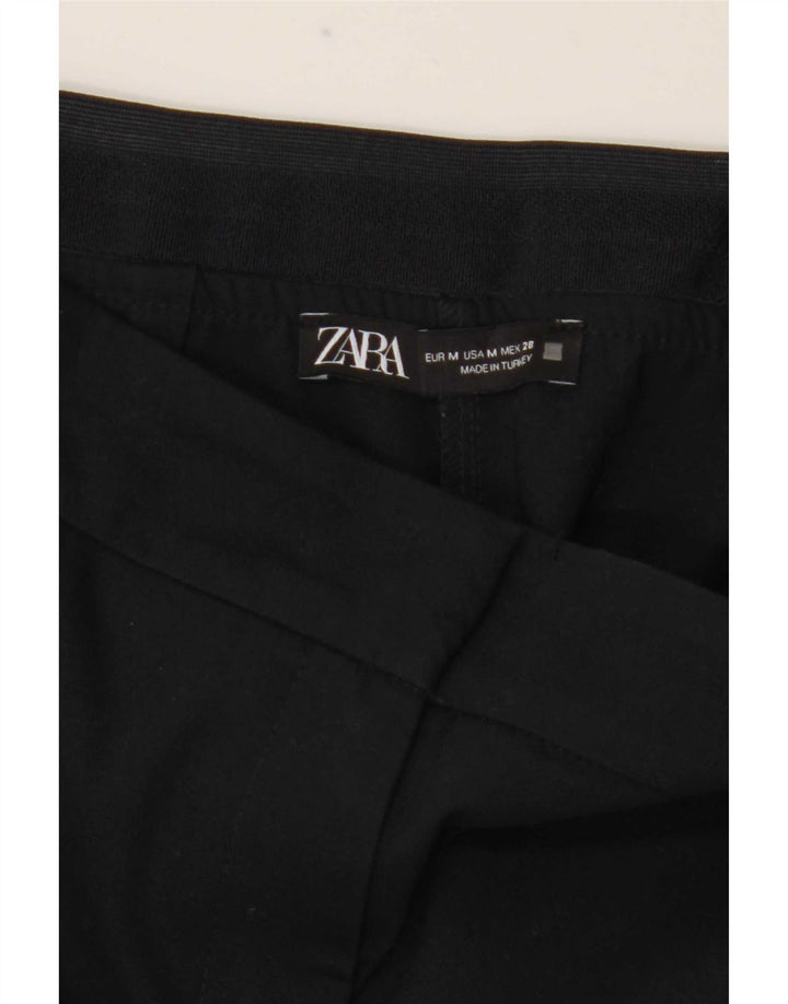 Zara Γυναικείο Slim παντελόνι Chino Medium W28 L27 Μαύρο