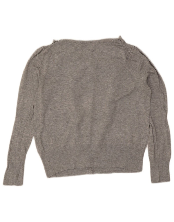 Marks & Spencer Γυναικείο πουλόβερ ζακέτα UK 10 Small Grey Flecked