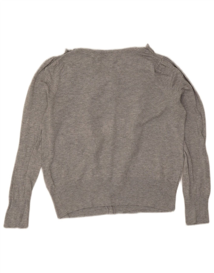 Marks & Spencer Γυναικείο πουλόβερ ζακέτα UK 10 Small Grey Flecked