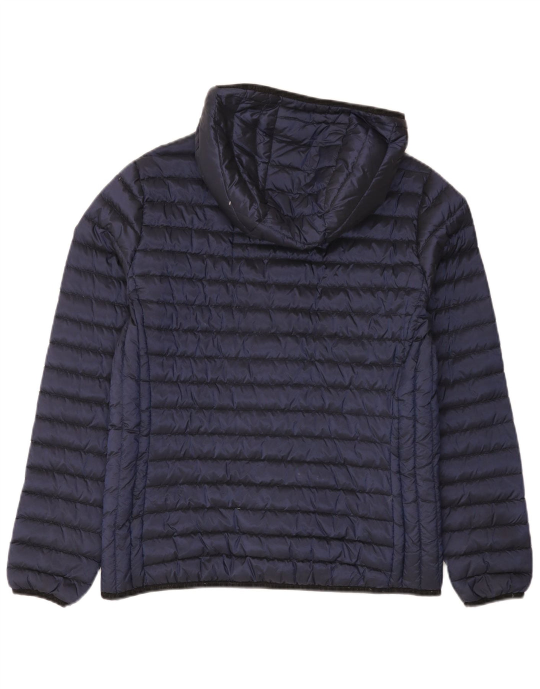 Superdry γυναικείο μπουφάν με κουκούλα UK 16 Large Navy Blue Nylon