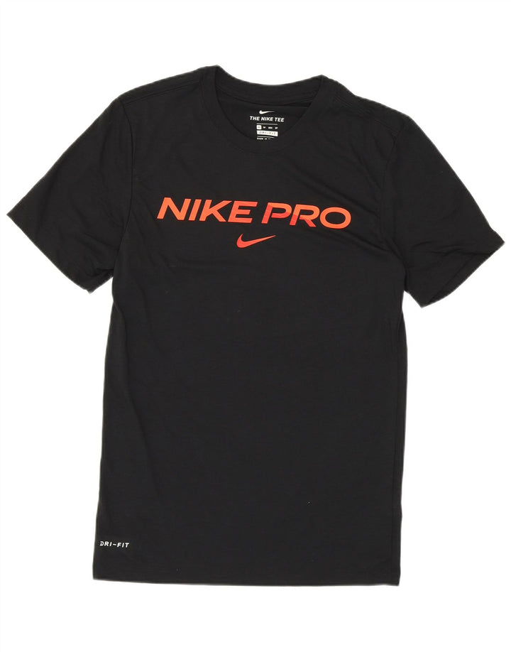 Ανδρικό γραφικό μπλουζάκι NIKE ανδρικό Dri Fit Top XS μαύρο πολυεστέρα