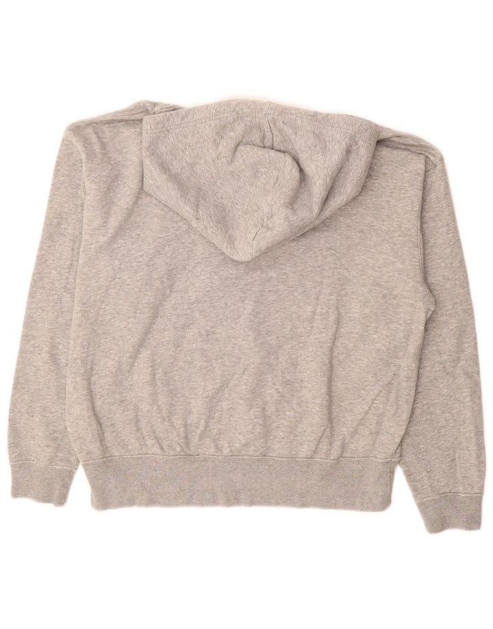 NIKE Mens Hoodie Jumper XS Grey Cotton